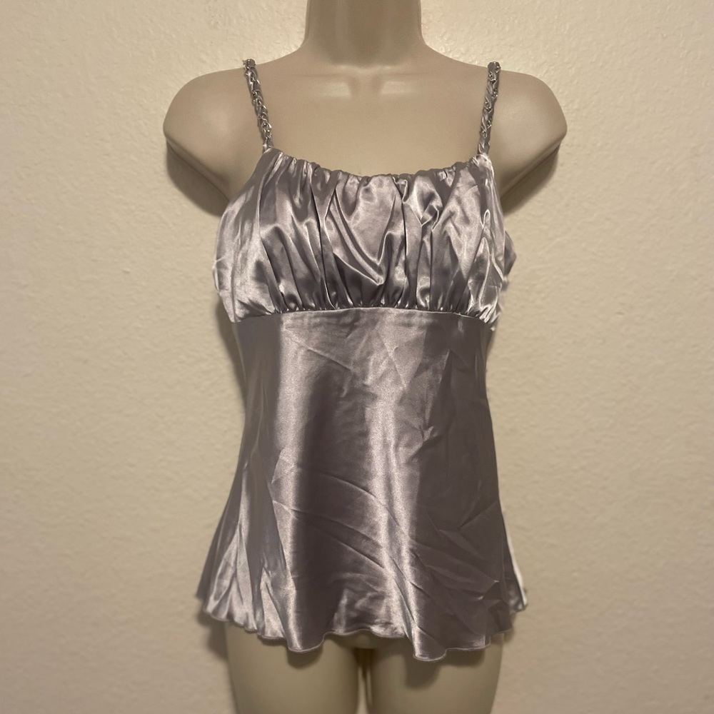 A. BYER Gray Tank Top. SZ S